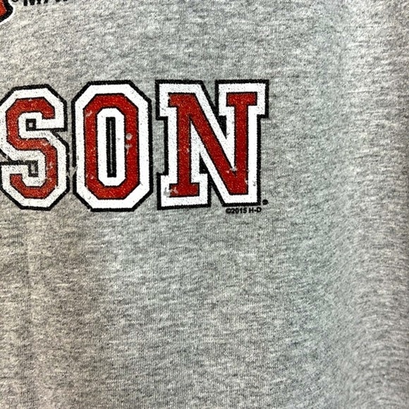 Harley Davidson - New Smyrna Beach HD Bald Eagle Ride To Live Gray Tank Size L - Picture 4 of 11